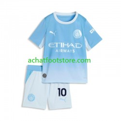 Maillot Manchester City Rayan Cherki 10 Domicile Tenue pour Enfant 2026-2027 Manche Courte