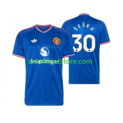 Maillot Manchester United Benjamin Sesko 30 Extérieur Tenue pour Homme 2026-2027 Manche Courte