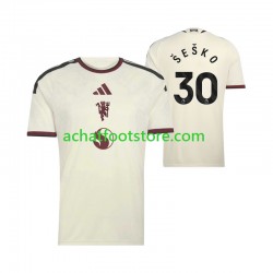Maillot Manchester United Benjamin Sesko 30 3ème Tenue pour Homme 2026-2027 Manche Courte