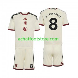 Maillot Manchester United Bruno Fernandes 8 3ème Tenue pour Enfant 2026-2027 Manche Courte
