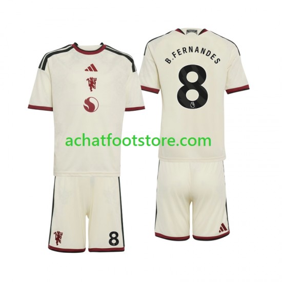 Maillot Manchester United Bruno Fernandes 8 3ème Tenue pour Enfant 2026-2027 Manche Courte