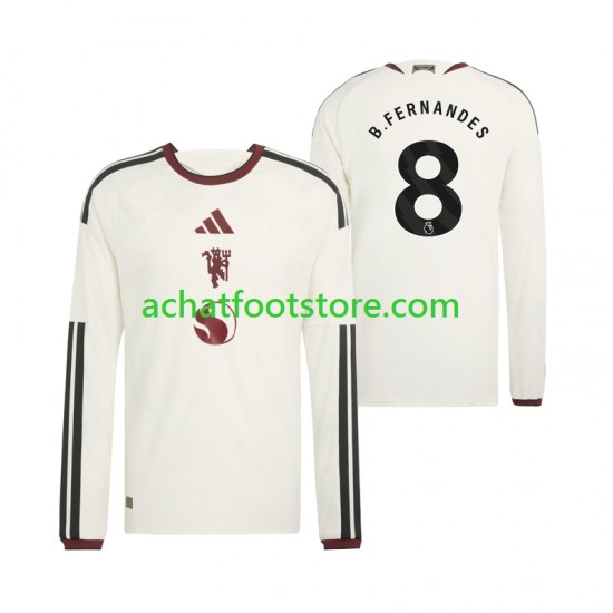 Maillot Manchester United Bruno Fernandes 8 3ème Tenue pour Homme 2026-2027 Manche Longue