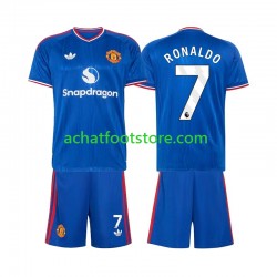Maillot Manchester United Cristiano Ronaldo 7 Extérieur Tenue pour Enfant 2026-2027 Manche Courte