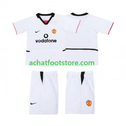 Maillot Manchester United Extérieur Tenue pour Enfant 2010 2008 Manche Courte