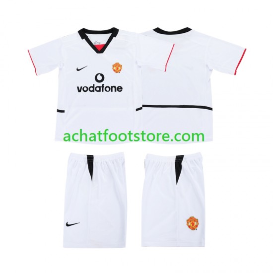 Maillot Manchester United Extérieur Tenue pour Enfant 2010 2008 Manche Courte