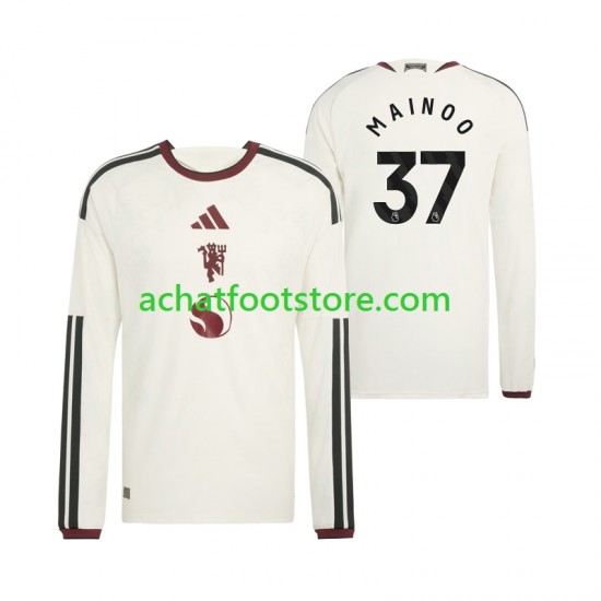 Maillot Manchester United Kobbie Mainoo 37 3ème Tenue pour Homme 2026-2027 Manche Longue