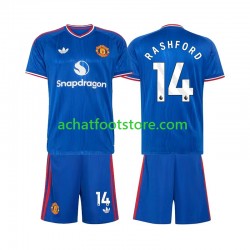Maillot Manchester United Marcus Rashford 14 Extérieur Tenue pour Enfant 2026-2027 Manche Courte