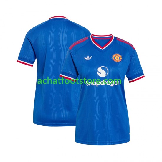Maillot Manchester United Extérieur Tenue pour Femme 2026-2027 Manche Courte