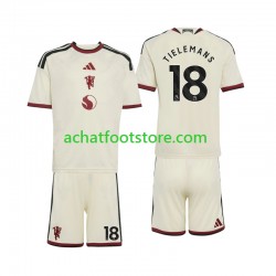 Maillot Manchester United Youri Tielemans 18 3ème Tenue pour Enfant 2026-2027 Manche Courte
