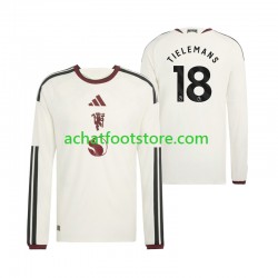 Maillot Manchester United Youri Tielemans 18 3ème Tenue pour Homme 2026-2027 Manche Longue