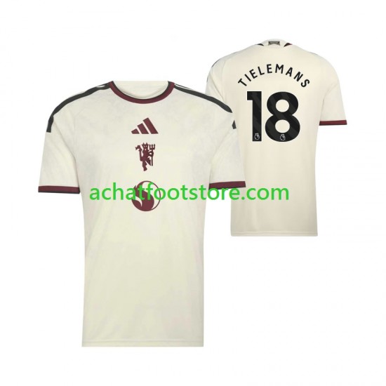 Maillot Manchester United Youri Tielemans 18 3ème Tenue pour Homme 2026-2027 Manche Courte