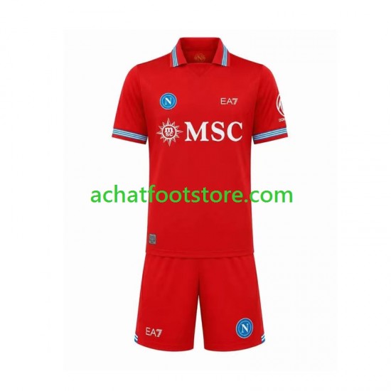 Maillot Naples 3ème Tenue pour Enfant 2026-2027 Manche Courte