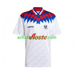 Maillot Olympique Lyonnais Rétro Domicile Tenue pour Homme 1995 1996 Manche Courte