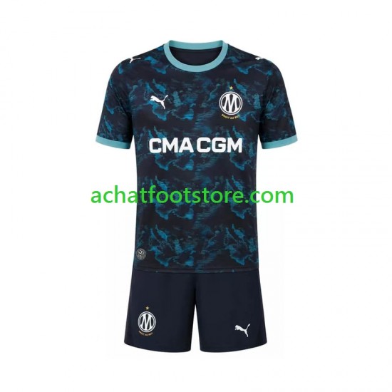 Maillot Olympique de Marseille Extérieur Tenue pour Enfant 2026-2027 Manche Courte