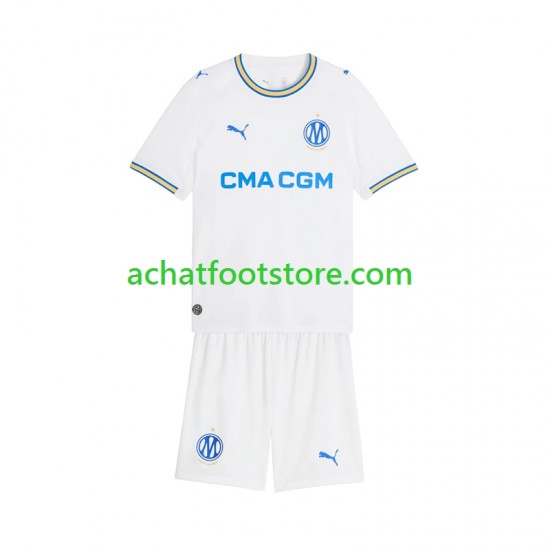 Maillot Olympique de Marseille Domicile Tenue pour Enfant 2026-2027 Manche Courte