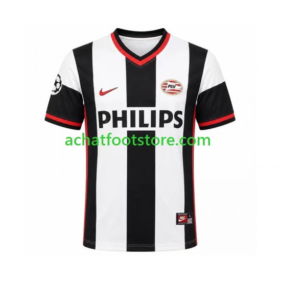 Maillot PSV Eindhoven Rétro Extérieur Tenue pour Homme 1988 Manche Courte