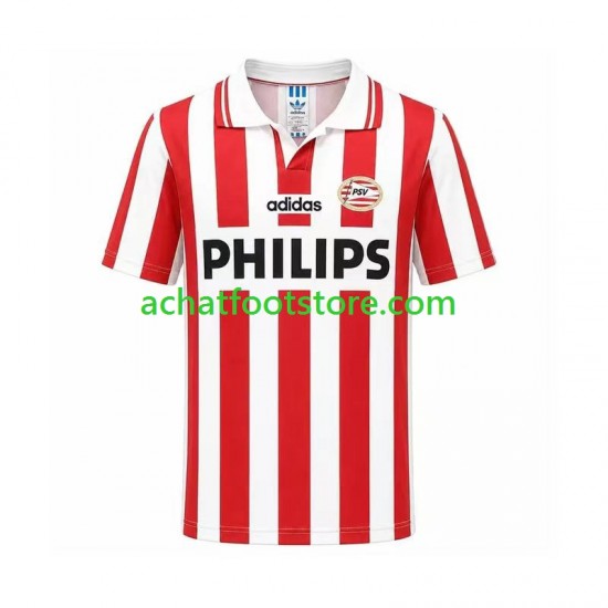 Maillot PSV Eindhoven Rétro Domicile Tenue pour Homme 1994 Manche Courte