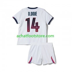 Maillot Paris Saint-Germain Desire Doue 14 Extérieur Tenue pour Enfant 2026-2027 Manche Courte