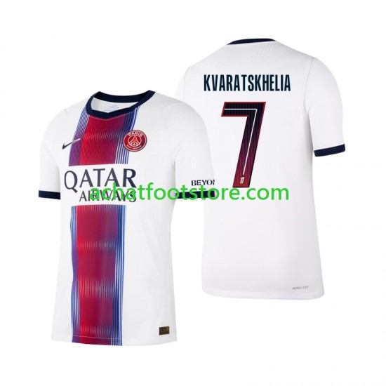 Maillot Paris Saint-Germain Khvicha Kvaratskhelia 7 Extérieur Tenue pour Homme 2026-2027 Manche Courte