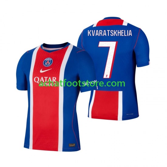 Maillot Paris Saint-Germain Khvicha Kvaratskhelia 7 Domicile Tenue pour Homme 2026-2027 Manche Courte