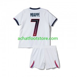 Maillot Paris Saint-Germain Mbappé Kylian 7 Extérieur Tenue pour Enfant 2026-2027 Manche Courte