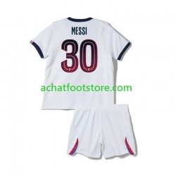 Maillot Paris Saint-Germain Lionel Messi 30 Extérieur Tenue pour Enfant 2026-2027 Manche Courte