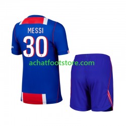 Maillot Paris Saint-Germain Lionel Messi 30 Domicile Tenue pour Enfant 2026-2027 Manche Courte
