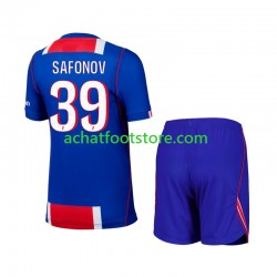 Maillot Paris Saint-Germain Matvey Safonov 39 Domicile Tenue pour Enfant 2026-2027 Manche Courte
