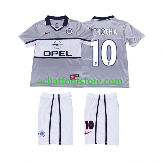 Maillot Paris Saint-Germain OKOCHA 10 Rétro Extérieur Tenue pour Enfant 2022 2011 Manche Courte