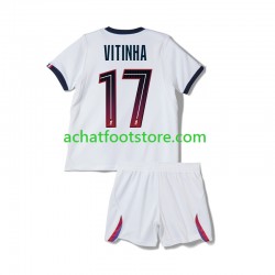Maillot Paris Saint-Germain Vitinha 17 Extérieur Tenue pour Enfant 2026-2027 Manche Courte