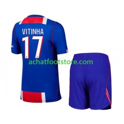 Maillot Paris Saint-Germain Vitinha 17 Domicile Tenue pour Enfant 2026-2027 Manche Courte