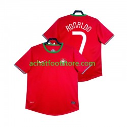Maillot Portugal Cristiano Ronaldo 7 Rétro Domicile Tenue pour Homme 2012 Manche Courte