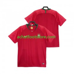 Maillot Portugal Rétro Domicile Tenue pour Homme 2018 Manche Courte