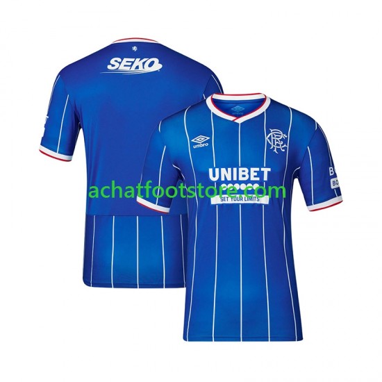 Maillot Rangers Domicile Tenue pour Homme 2026-2027 Manche Courte