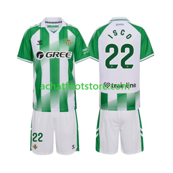 Maillot Real Betis Isco 22 Domicile Tenue pour Enfant 2026-2027 Manche Courte