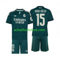 Maillot Real Madrid Arda Guler 15 Extérieur Tenue pour Enfant 2026-2027 Manche Courte