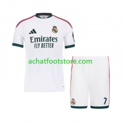 Maillot Real Madrid Cristiano Ronaldo 7 Domicile Tenue pour Enfant 2026-2027 Manche Courte