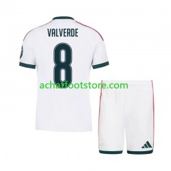 Maillot Real Madrid Federico Valverde 8 Domicile Tenue pour Enfant 2026-2027 Manche Courte