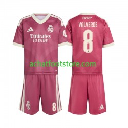 Maillot Real Madrid Federico Valverde 8 3ème Tenue pour Enfant 2026-2027 Manche Courte