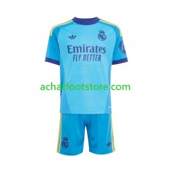 Maillot Real Madrid Gardien Extérieur Tenue pour Enfant 2026-2027 Manche Courte