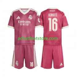 Maillot Real Madrid Ibrahima Konate 16 3ème Tenue pour Enfant 2026-2027 Manche Courte