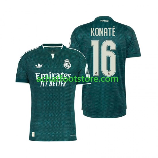 Maillot Real Madrid Ibrahima Konate 16 Extérieur Tenue pour Homme 2026-2027 Manche Courte
