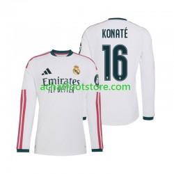 Maillot Real Madrid Ibrahima Konate 16 Domicile Tenue pour Homme 2026-2027 Manche Longue