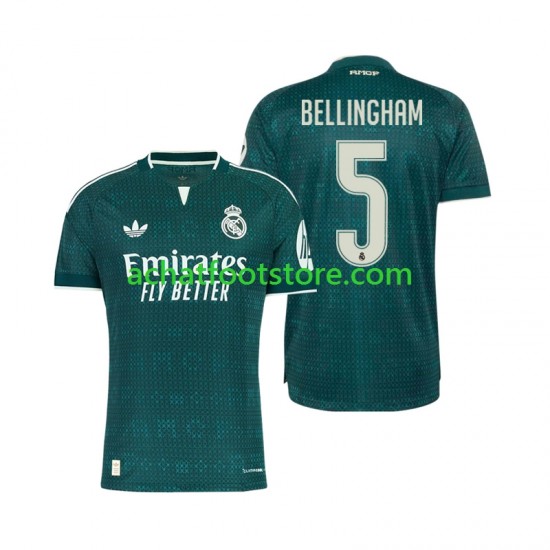 Maillot Real Madrid Jude Bellingham 5 Extérieur Tenue pour Homme 2026-2027 Manche Courte