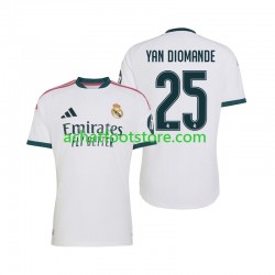 Maillot Real Madrid Yan Diomande 25 Domicile Tenue pour Homme 2026-2027 Manche Courte
