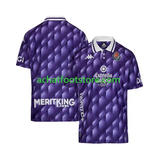 Maillot Real Valladolid Rétro Domicile Tenue pour Homme 2025-2026 Manche Courte