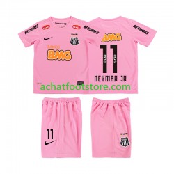Maillot Santos FC Neymar JR 11 Rétro 4ème Tenue pour Enfant 2012 2013 Manche Courte