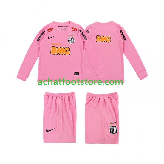 Maillot Santos FC Rétro 4ème Tenue pour Enfant 2012 2013 Manche Longue