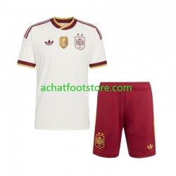 Maillot Espagne 2-star Extérieur Tenue pour Enfant 2026-2027 Manche Courte