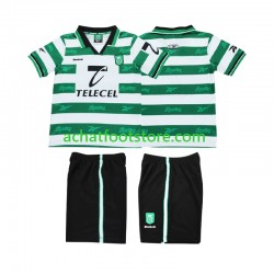 Maillot Sporting CP Rétro Domicile Tenue pour Enfant 2002 2022 Manche Courte